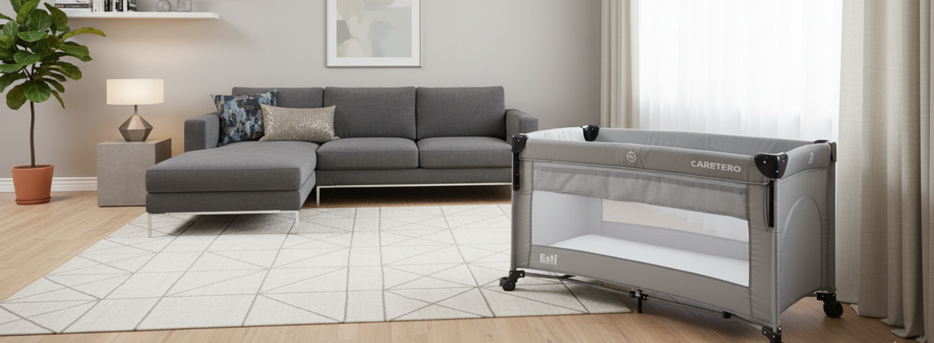 Hoe oud moet een baby zijn voor een campingbedje?