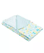 Educatieve minky babydeken 80x102 cm - Hypoallergeen