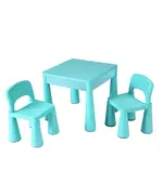 Tafel en stoelen set - Duurzaam met opbergruimte