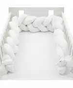 Gevlochten Bedbumper - 100% Katoen - Anti-allergisch