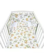 3-delige Baby Beddenset 100x135 cm - Jungleprint