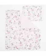 Ballerina Deken en Kussen Set - Roze Baby Essentials