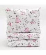 Baby bedtextielset - Ballerina - Kussen & dekbedovertrek