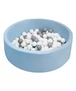 Ballenbak - Blauw - Inclusief gekleurde ballen