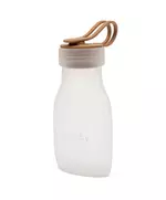 Baby Drinkfles - Silicone - Bruine dop - Voor onderweg