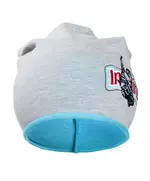 Hondenhoodie - Grijs met blauw accent - Geborduurd - Maat S
