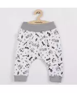 Babybroekjes - Katoenen Half Nappies - Muziekpatroon - Maat 86 (12-18 maanden)