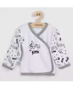 Babyvestje - 100% Katoen - 62 (3-6 maanden) - Muzikale Print
