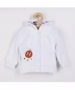 Kinderjas - Capuchon - Lieveheersbeestje - Bloemen - Maat 86 (12-18 maanden)