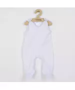 Romper - Witte romper - Maat 80 (9-12 maanden) - 100% katoen