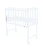 Kinderbed MATEO - Wit - Aanschuifbed Ledikant - 90 x 40 cm