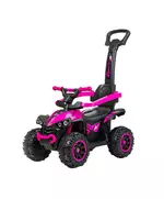 Mega Loopauto Roze – Met Duwstang en Geluid – Max. 30 kg
