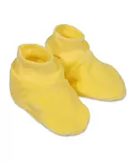 babyslofjes - geel - maat 62 (3-6 maanden) - 80% katoen, 20% polyester