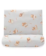 Beddengoedset Baby - Sweet Teddy Bear Grijs - Zonder Vulling