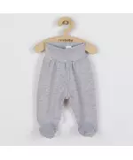 Baby kleding - Babybroek met voetjes - Monochrome sokken