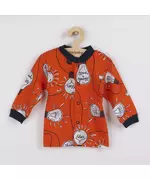 Baby Cotton Coat - Gloeilampen patroon - Drukknoopsluiting