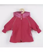 Softshell kinderjas - Donkerroze - Maat 92 (18-24 maanden)