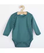 Babybody - Groen - Maat 80 - Lange Mouwen - Drukknopen