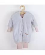 overall - teddy bear - capuchon - Wellsoft - maat 62 (3-6m)