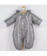 Jumpsuit - Grijs - Capuchon met Oren - Maat 68 (4-6 maanden)