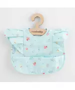Slabbetje - Lichtblauw - Met ruffles - 35x27 cm - Waterdicht
