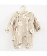 Baby Jumpsuit - Wellsoft - Polar Bear - Capuchon - 0-3 Maanden