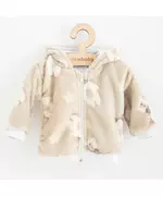 Baby Hoodie - Wellsoft - Beige - Maat 80 (9-12 maanden)