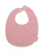 Slabbetje - Roze - Katoen - Drukknopen - 22x25 cm - Katoen