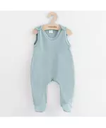 Baby onesie - Classic II - Dark Mint - Maat 74 (6-9 maanden)