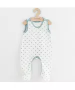Babystrampler - Sterrenpatroon - Zacht katoen - Drukknopen