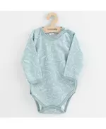 Babybody - Lange mouwen - Dinosaurusprint - Drukknoopjes