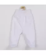 Babylegging - Wit - Maat 50 - Elastische tailleband - 100% katoen