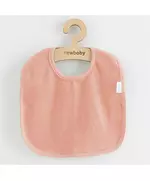 Slabbetje - Badstof - Roze - 100% Katoen - Babyvoeding