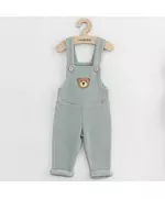 Kinderkleding - Tuinbroek - Lichtgrijs - Maat 56 (0-3 maanden)