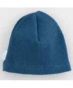 Muts - Blauw - 100% Katoen - Maat 92/98 - Baby cap - Gebreide muts