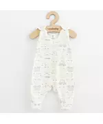 Baby romper - maat 80 - 100% katoen - voertuigen patroon