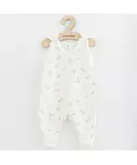 Baby romper - 100% katoen - maat 80 (9-12m) - bloemenpatroon