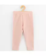 Kinderleggings - Lichtroze - Katoen - Brede Tailleband