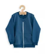 Kinderen Jas - Blauw - Lange Mouwen - Rits Voorkant - Voorzakken