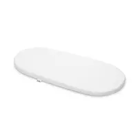 Kinderwagenmatras classic wit 75 x 35 cm