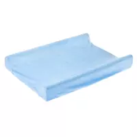 Aankleedkussenhoes badstof blauw