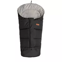 Combi 3in1 Romperzak - zwart/grijs polar fleece