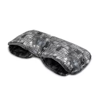 Kinderwagenhandwarmer dots grafiet
