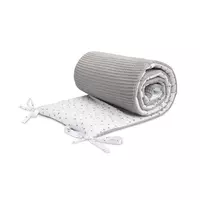 Wiegbumper Wafel - Paardenbloemen Grafiet