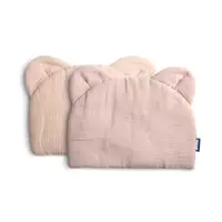 Muslin kinderwagenkussen roze