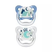 Prevent Glow Vlinder Schild Fopspeen 2-pack