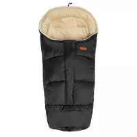Combi slaapzak zwart/beige