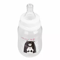 Berenflesje Wit-Zwart 125ml