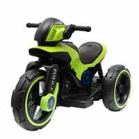 Elektrische Politie Motorfiets Groen - Stabiele Wielen