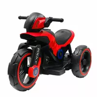 Elektrische motorfiets - Rood/zwart - Stoer ontwerp